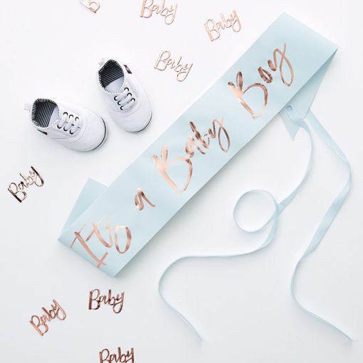 Picture of ITS A BOY BABY SHOWER SASH